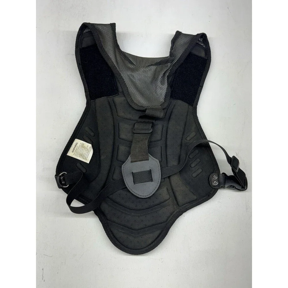 Adidas Youth Black Baseball/Softball Catcher's Chest Protector + Shin Guards
